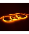 5m 9W/m Gul Dot-free COB-LED strip - 24V DC, IP20, 240 LED/m, 5 års garanti