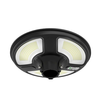 Vt-45w LED havelampe 7,5W - solcelledrevet, rund, med sensor, RF-fjernbetjening, 6500K, IP65