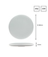 Ø320x52 Nymphea LED-loftarmatur 32W - sort/hvid, ringe, CCT, 230V, 115°, IP54, rundt