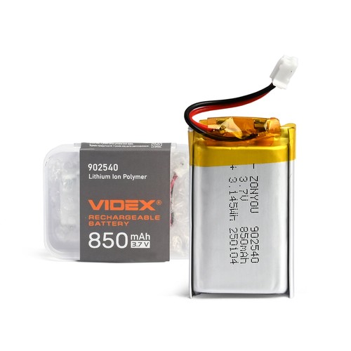 Genopladeligt li-pol batteri - 850mAh