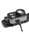 LED pandelampe - bevægelsessensor + rødt/grønt lys, 1200mAh, genopladelig, IP65