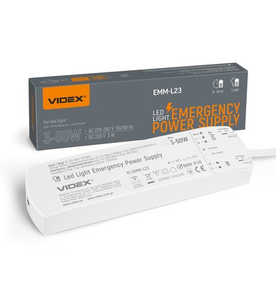 LEDlife nødstrømsmodul til LED belysning, 3-50W - 162x45x22 mm, backup batteri til nødbelysning