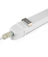 120cm 40W komplet LED armatur - gennemfortrådet, IP65, 5000K
