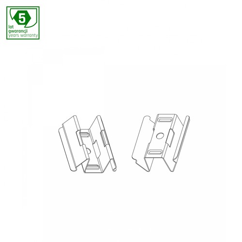 1203 Allday Basic overflademonteringssæt - 2 stk