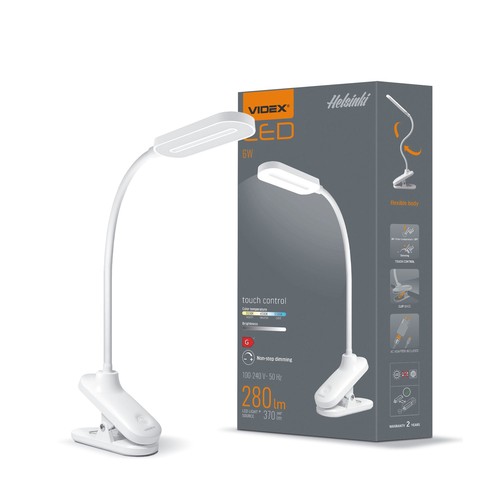 Helsinki skrivebordslampe - LED, dæmpbar, hvid