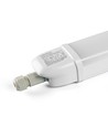 60cm 20W komplet LED armatur - gennemfortrådet, IP65, 5000K