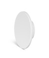 Dome 12W rund LED væglampe - IP65, CCT, hvid