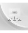 DOME væglampe 18W - CCT, IP65, sort