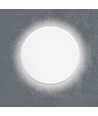 Dome 18W rund LED væglampe - IP65, CCT, hvid