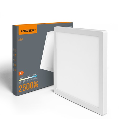 Dl6s loftlampe 24W - LED, varm hvid, neutral, 6500K, 220V, hvid