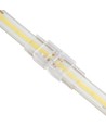 Vandtæt samler til LED strip - 8mm, enkeltfarvet, IP68, 5V-24V, til SMD og COB
