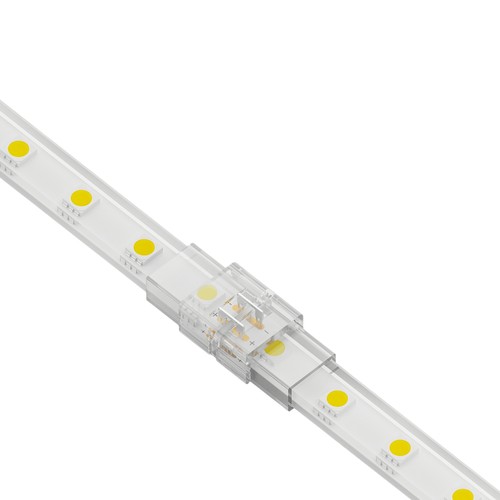 Vandtæt samler til LED strip - 8mm, enkeltfarvet, IP68, 5V-24V