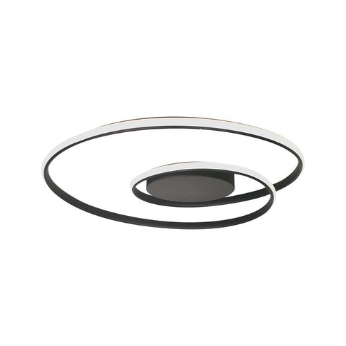 600x50mm VT-7911 loftlampe 48W - LED, metal, 4000K, sort, med TRIAC dæmpning