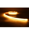Badeværelses strip, 12W/m 2m vandtæt - 2 meter ledning, 24V, COB LED