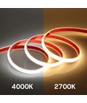 Badeværelses strip, 12W/m 2m vandtæt - 2 meter ledning, 24V, COB LED