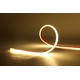 Badeværelses strip, 12W/m 5m vandtæt - 2 meter ledning, 24V, COB LED