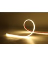 Badeværelses strip, 12W/m 5m vandtæt - 2 meter ledning, 24V, COB LED