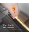 120 VT-2835 LED løbelysstribe 10W/m - 24V, 4000K, IP20, 10m/rulle