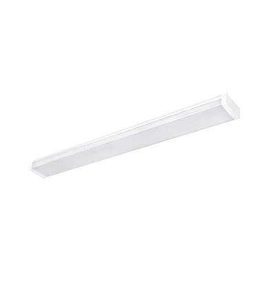 Limea Prismatica LED-armatur 1200mm 40W/30W/20W - 3CCT, 230V, 100°, IP44, IK10, 1200x115x60mm, industrielt