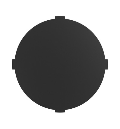 10W Verto Round Cup CCT væglampe - IP65, sort, 120lm/W, 360°, 3-i-1 CCT, inkl. lyskilde