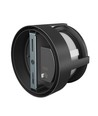 10W Verto Round Cup CCT væglampe - IP65, sort, 120lm/W, 360°, 3-i-1 CCT, inkl. lyskilde