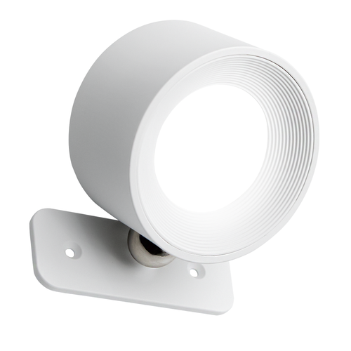 Genopladelig væglampe CCT - 4,5W, Hvid, rund, 360° roterbar, IP20, inkl. lyskilde