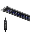 60-80 cm akvarie armatur - 18W LED, hvid/blå, justerbar