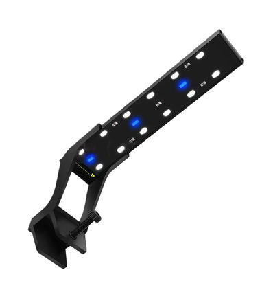 27,5 cm akvarie lampe - 10W LED, hvid/blå