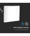 50W LED projektør - CCT, 3 lyskulører, matteret, arbejdslampe, udendørs