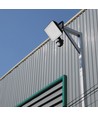 10W LED projektør med sensor - 120lm/W, sort, IP65 udendørs
