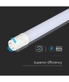 60cm / 7.5W T8 Nano Plastic LED rør - Samsung LED chip, roterbar, 113lm/W