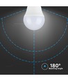 6,5W E27 LED pære - G45, kronepære, 230V