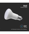 8,5W E27 LED Pære - 3000K Varm hvid, R63, Erstatter 60W
