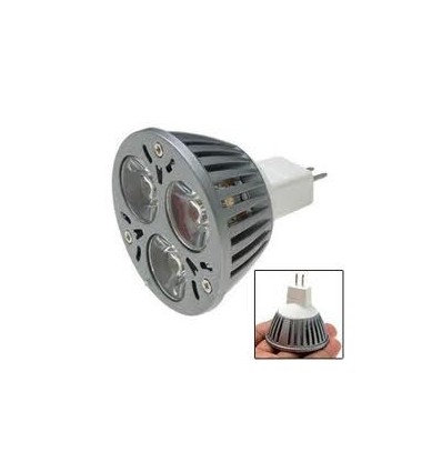 MR16 / GU5.3 3W dæmpbar TRI3 LED spotpære - 12V