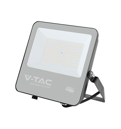 100W LED projektør - 135lm/W, CREE LED chip, IP65, sort, 6 års garanti