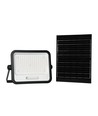 Vt-304w LED projektør 300W - med solpanel, CCT:7in1, sort hus, med batteriindikator, IP65