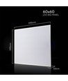 600x600mm VT-61036 panel 36W - LED, bagbelyst, Cree-chip, Lifud-driver, 4000K, 120lm/W