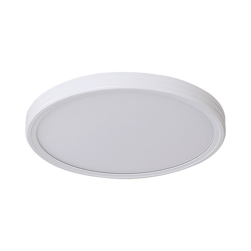 36W LED loftslampe med fjernbetjening - Ø39cm, CCT 3-i-1, hvid/sort kant, inkl. lyskilde