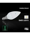 Vt-1818 LED kertepære 3.7W E14 - Cree chip, 3000K, 6 års garanti