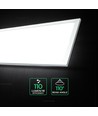 1200x300mm VT-6147 panel 40W LED - 2-i-1 bagbelyst, Cree-chip, 4000K, 6 års garanti, 110lm/W