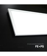 1200x300mm VT-6147 panel 40W LED - 2-i-1 bagbelyst, Cree-chip, 4000K, 6 års garanti, 110lm/W