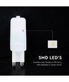 G9 2,2W LED pære - Samsung LED chip, 200lm, 300°, erstatter 20W