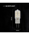 G4 1,5W LED pære - 12V, 300°, Samsung LED chip, T10