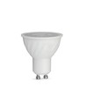 GU10 6W LED pære - 445lm, 38°, Samsung LED chip, hvid plast, erstatter 60W