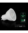 GU10 6,5W LED pære - 110 grader, Samsung LED chip, 445lm, Erstat 60W