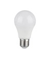 E27 9W LED pære - A60, 806lm, erstatter 60W, hvid plast