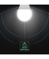 A60 VT-2112 LED 10,5W E27 - plastpære, Cree chip, 6500K, 6 års garanti
