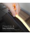 5m 18W/m LED strip, 238 LED pr. meter - 24V, 135lm/W, IP20, 4000K, SMD2835