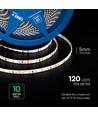 10m 7,2W/m LED strip - 24V, IP65, 120 LED pr. meter, 4000K, SMD2835