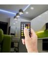 Infrarød controller - med fjernbetjening, til CCT Cree strips